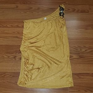 One shoulder tank top